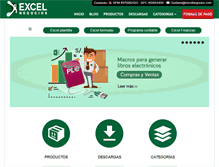Tablet Screenshot of excelnegocios.com